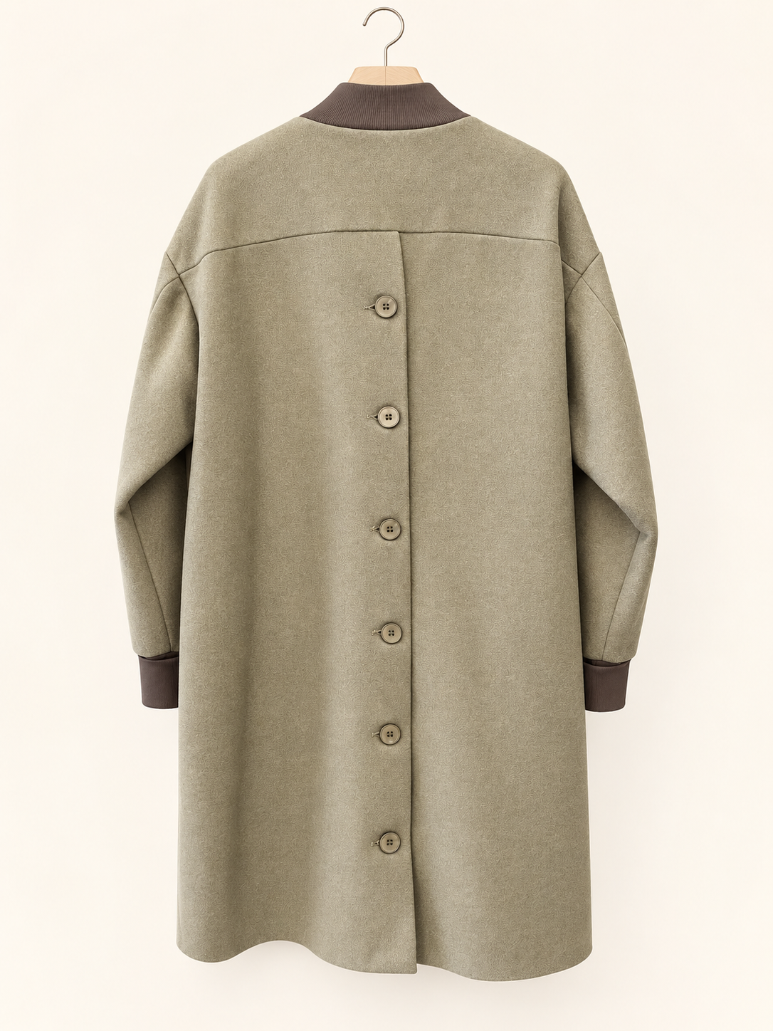 no-nà - Cappotto con bottoni schiena