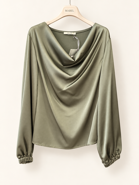 no-nà - Blusa scollo gronda militare