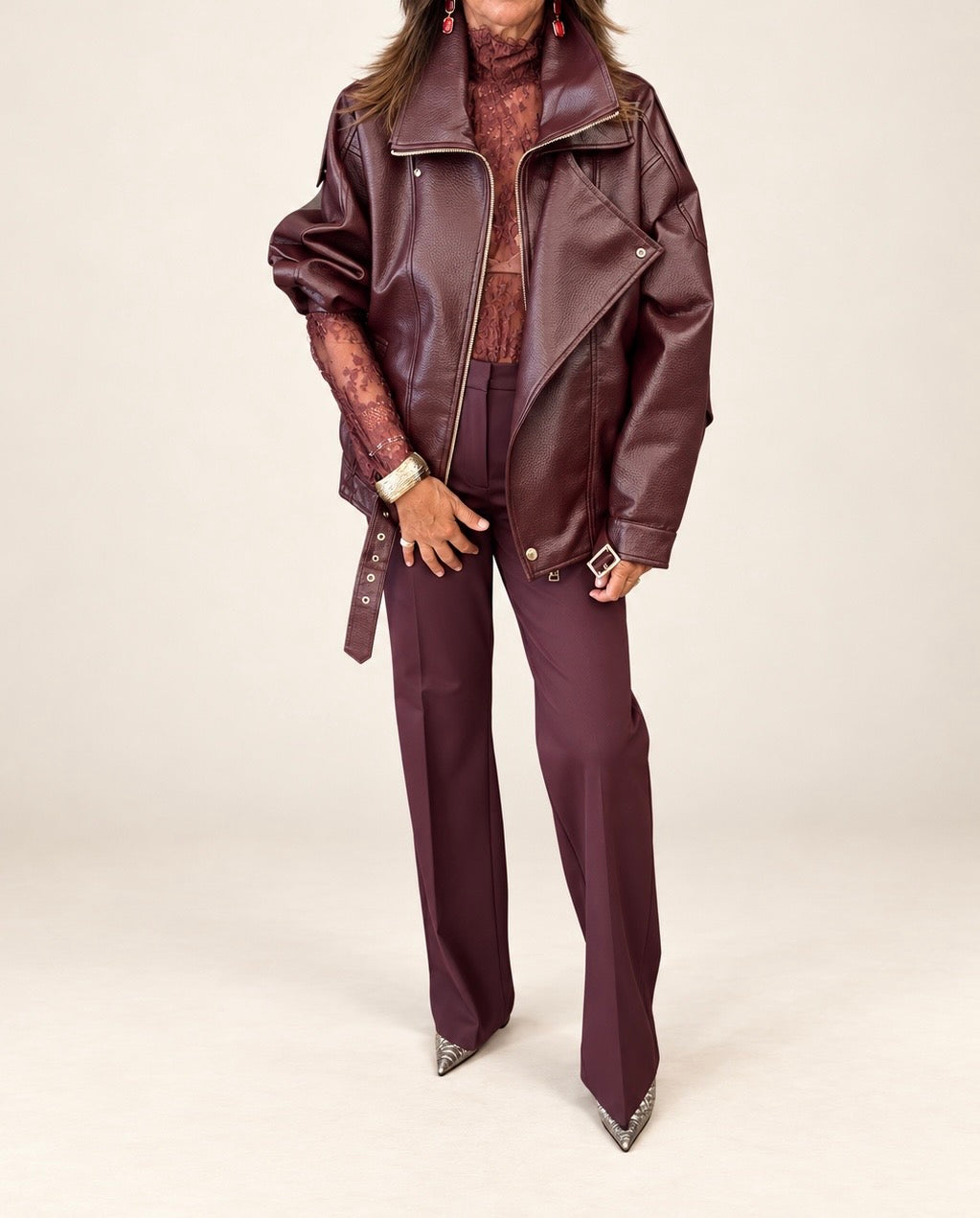 Trash and Luxury Bomber similpelle