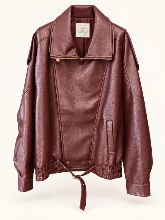 Trash and Luxury Bomber similpelle