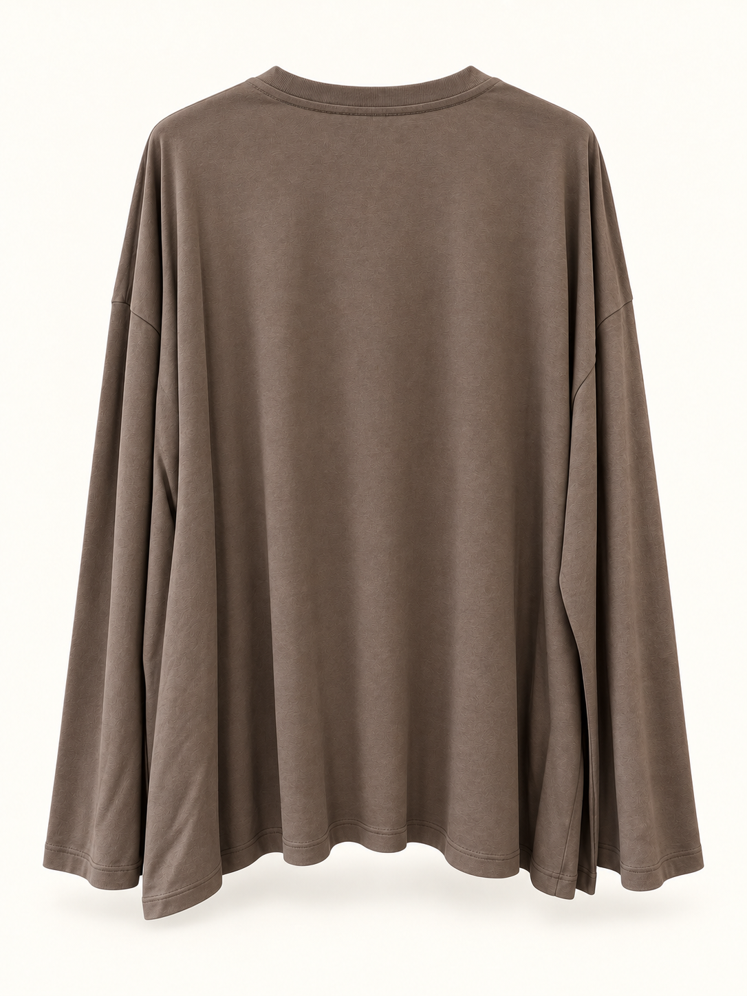 Vicolo T-Shirt marrone con stampa
