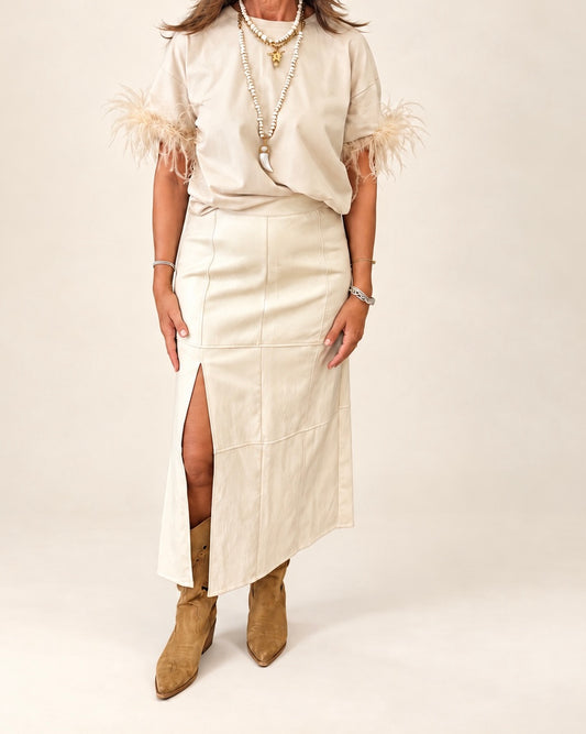 Trash and Luxury - Gonna longuette similpelle