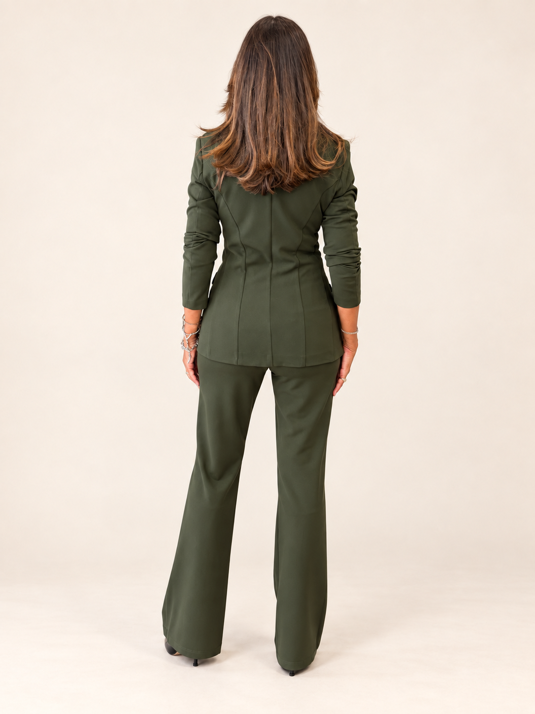 no-nà - Coordinato giacca doppiopetto e pantalone palazzo militare