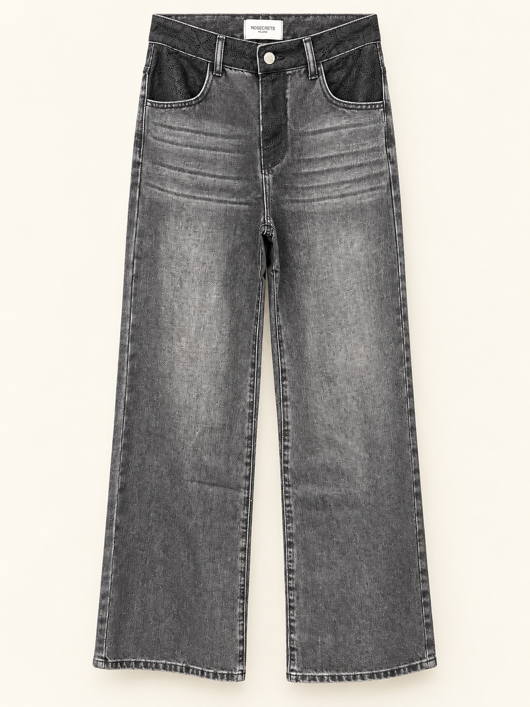 NO SECRETS - Jeans inserti in pizzo