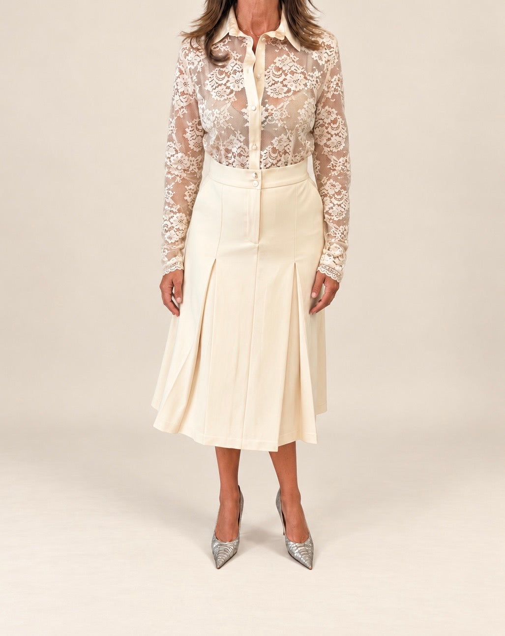 SHIKI - camicia pizzo
