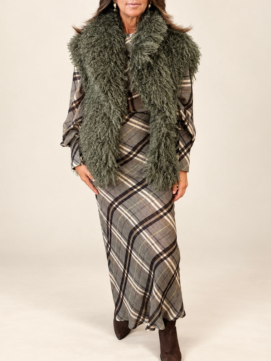 NO SECRETS- Gilet simil Mongolia