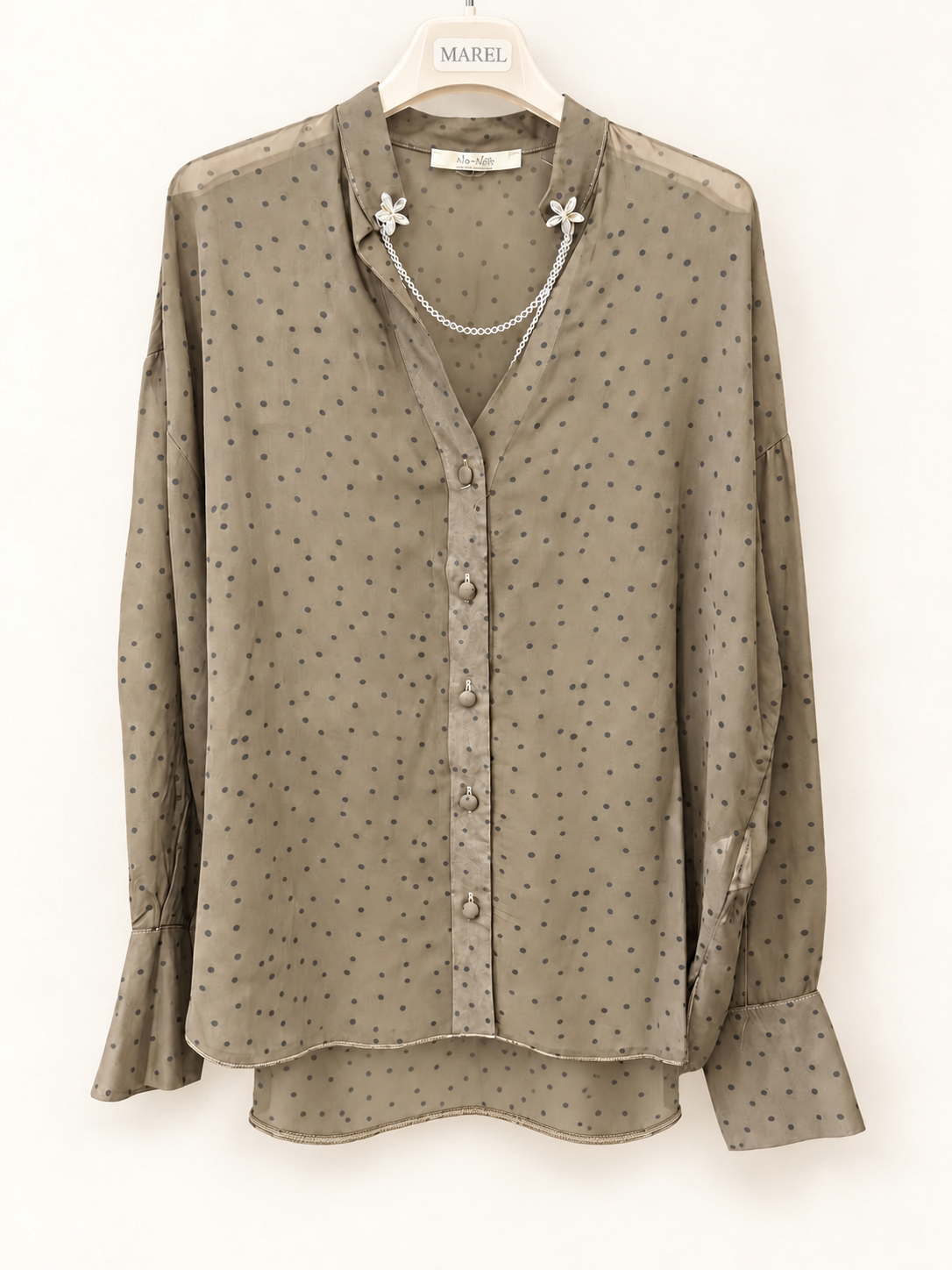 no-nà - Camicia pois accessorio collo