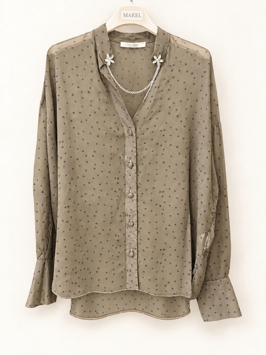 no-nà - Camicia pois accessorio collo
