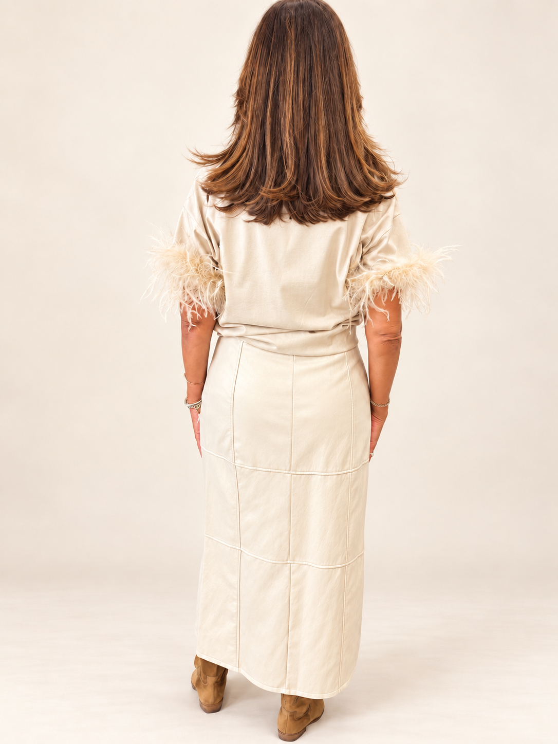 Trash and Luxury - Gonna longuette similpelle