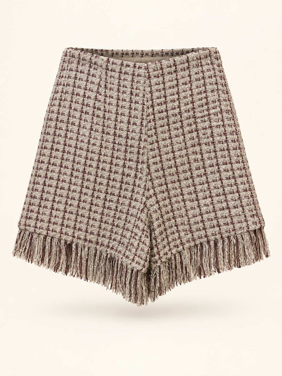 NO SECRETS - Shorts bouclette e frange