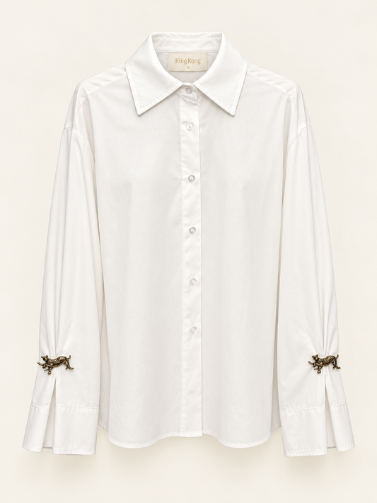 King Kong - Camicia con spille sulle maniche