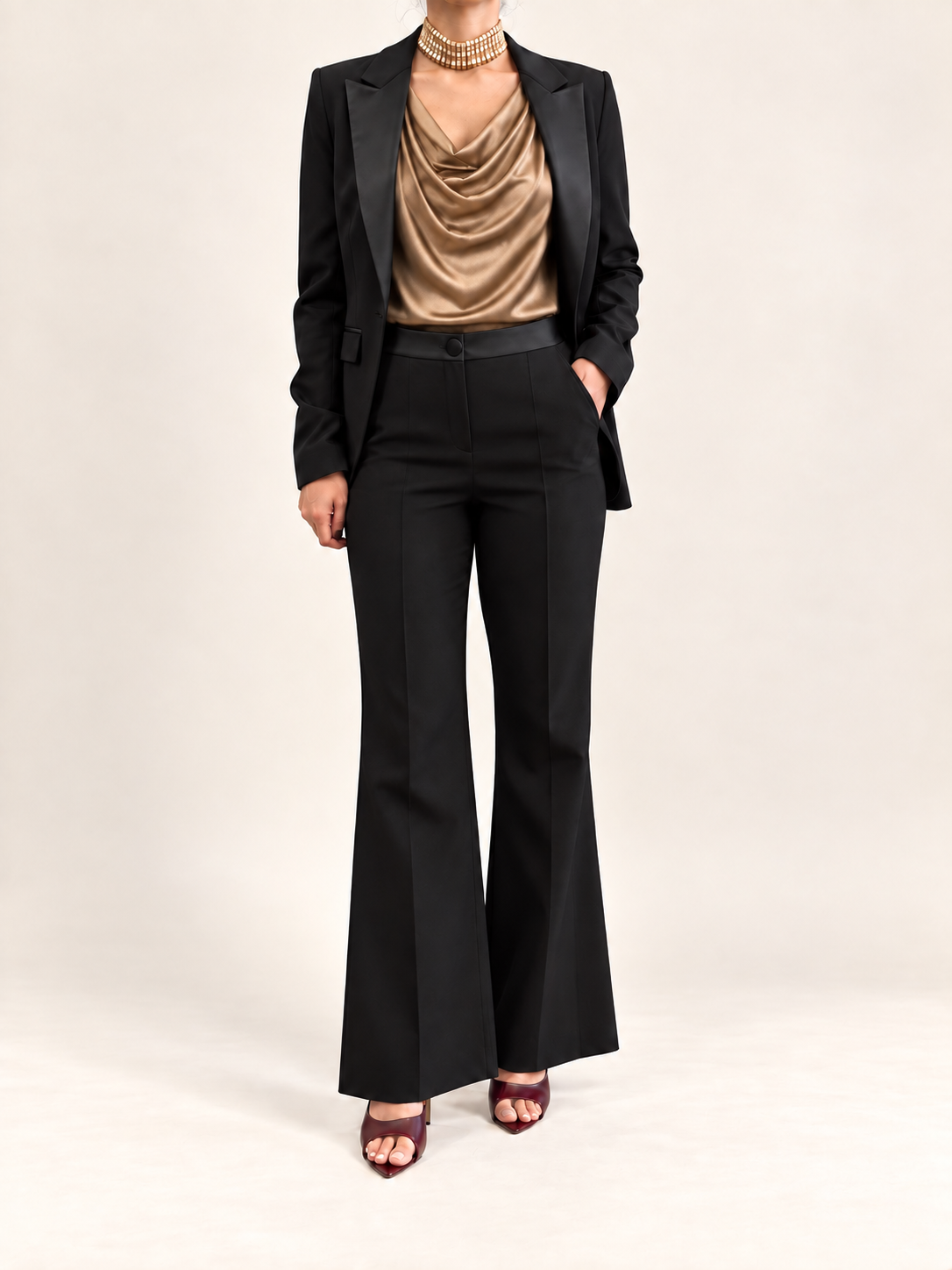 no-nà - Blusa scollo gronda