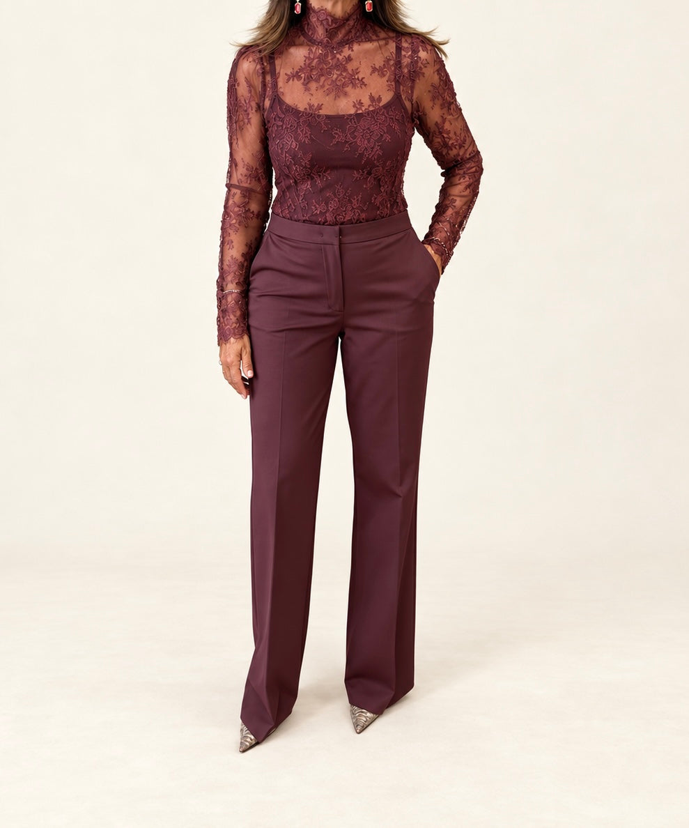 SHIKI pantalone a zampa