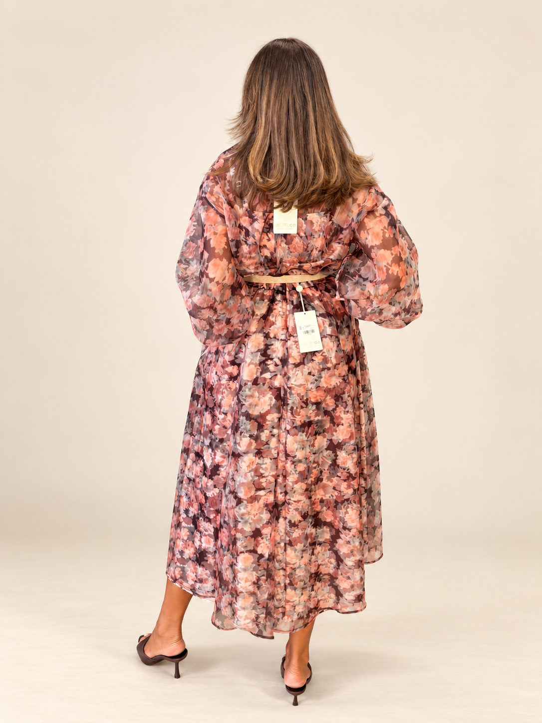 SHIKI - Coordinato organza camicia,top,gonna