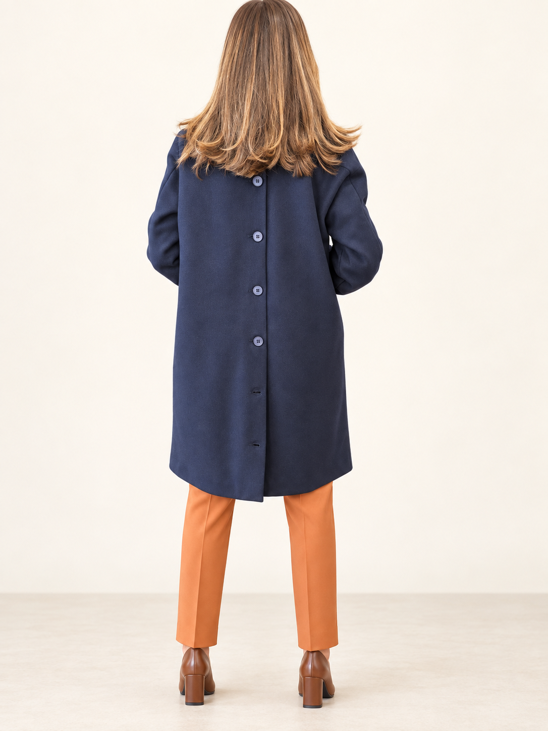 no-nà - Cappotto con bottoni schiena