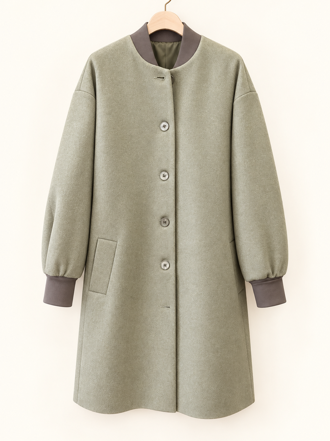 no-nà - Cappotto con bottoni schiena