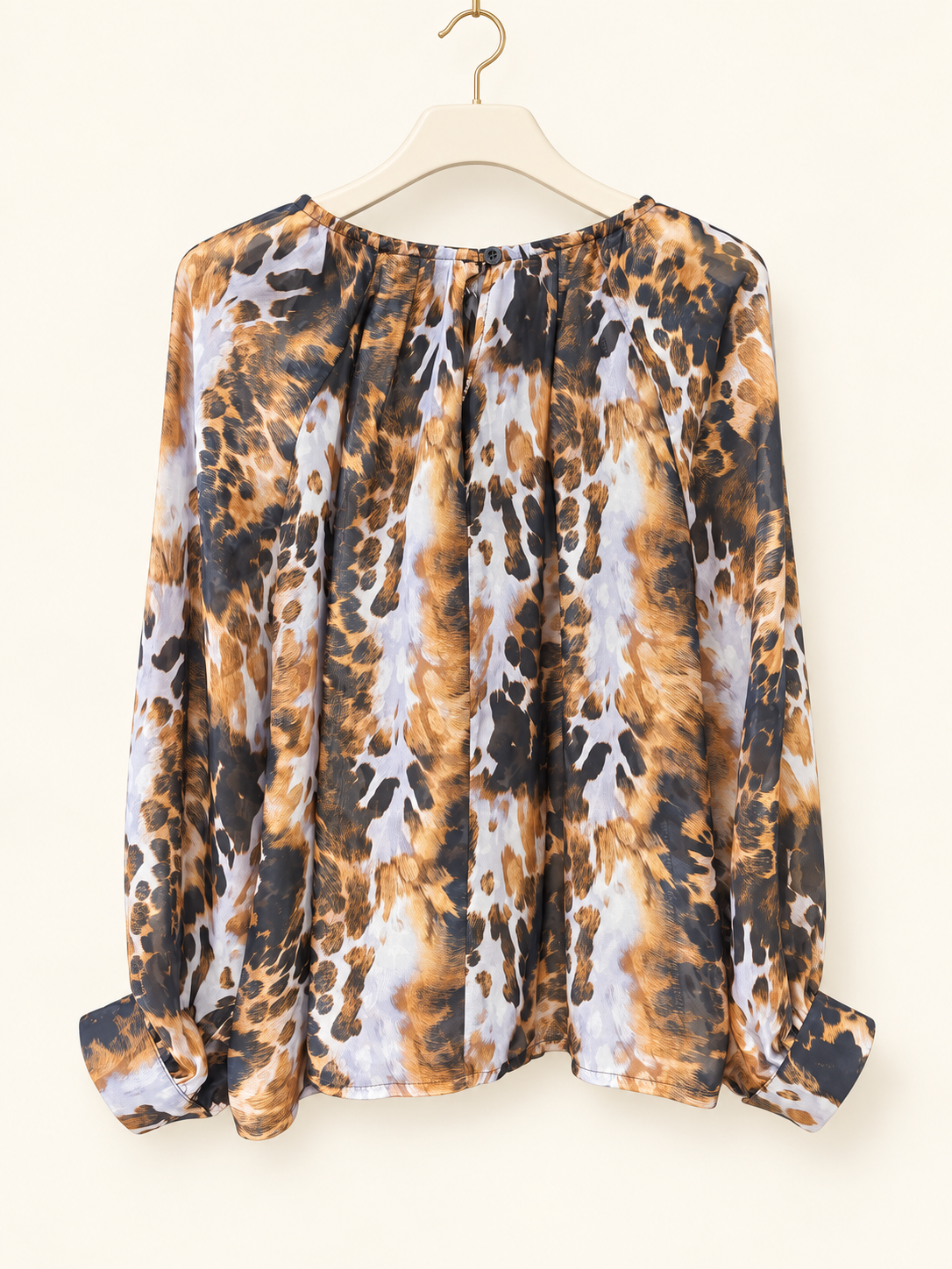 no-nà - Blusa fantasia animalier con collana