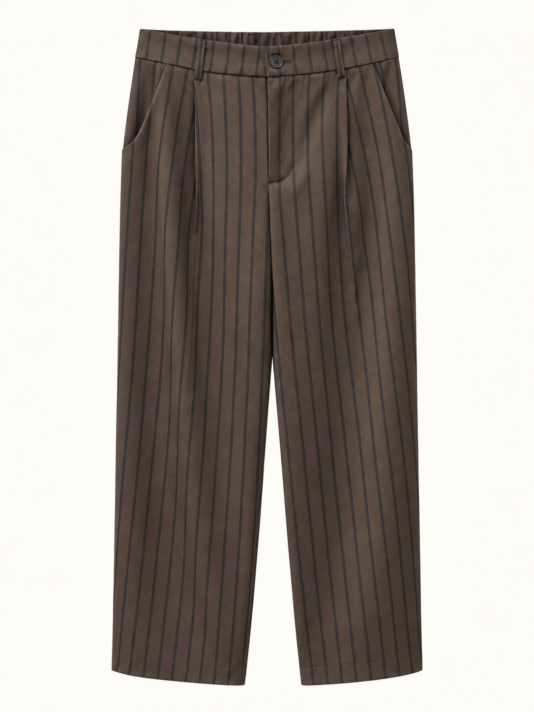 no-nà - Completo giacca gessata doppiopetto e pantalone gessato ardesia/fondente